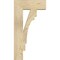 Ekena Millwork Merced Block Rough Sawn Bracket, Douglas Fir, 4"W x 14"D x 26"H BKT04X14X26MRC05RDF - alternate 3